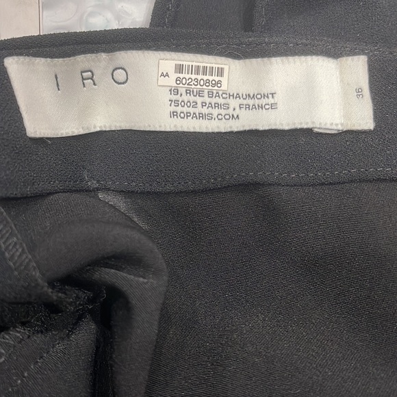 Iro European Black Ruffle Sleeve Jumpsuit w/ Pockets Size 38 (Small) - Picture 7 of 7